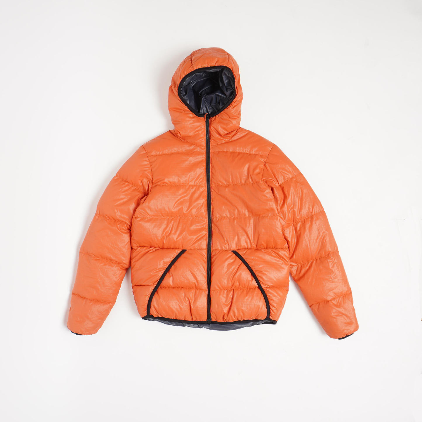 1990s REVERSIBLE PUFFER DOWN JACKET - L
